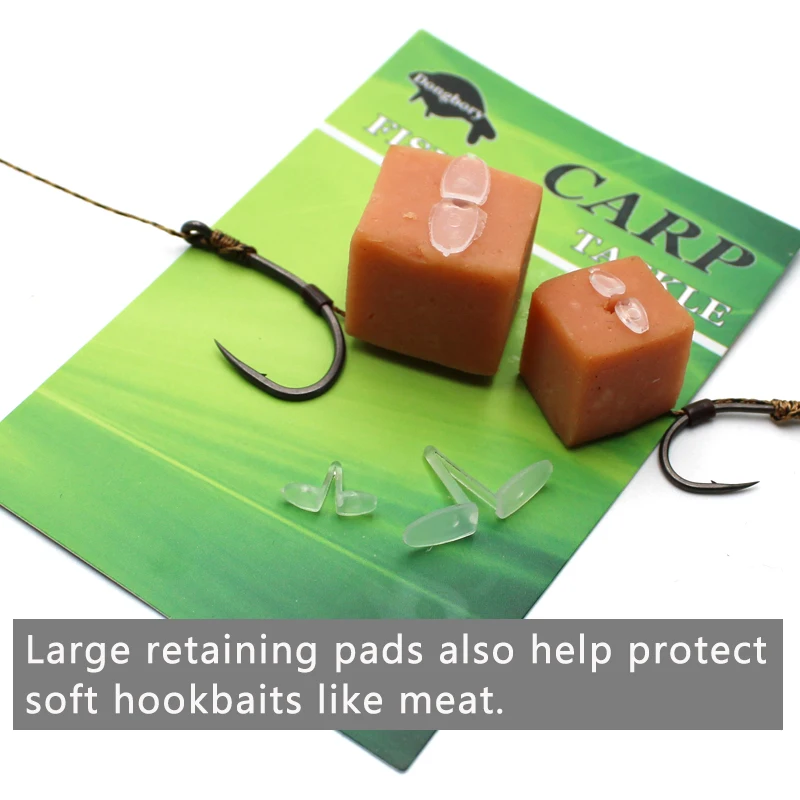 Accesorios de pesca de carpa, 5 uds., parada de pellets de carne, Boilies emergentes, aparejo de pelo Ronnie, línea de parada de cebo para aparejos terminales de pesca de carpa - imagen 4