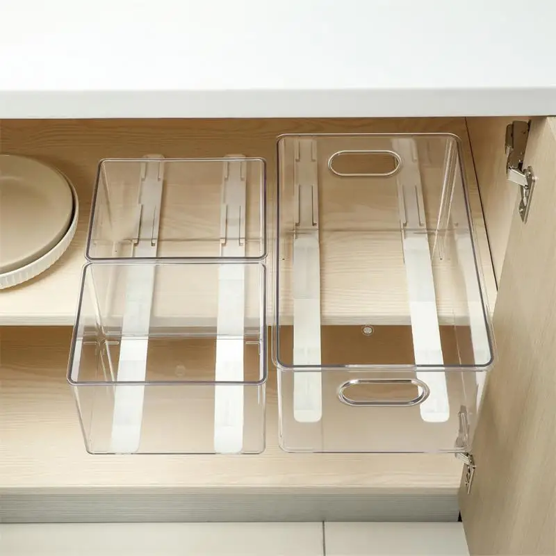Organizadores extraíbles para oficina, riel deslizante retráctil duradero para cocina, dormitorio, toboganes blancos, herrajes para muebles, estante de almacenamiento - imagen 3