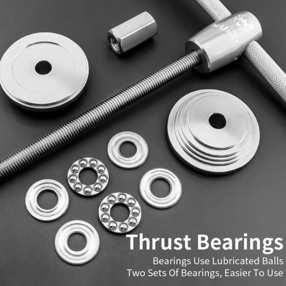 Herramientas de extracción de auriculares para bicicleta, juego de cuencos adecuados para extracción de altura de 140mm, aleación de aluminio - imagen 2