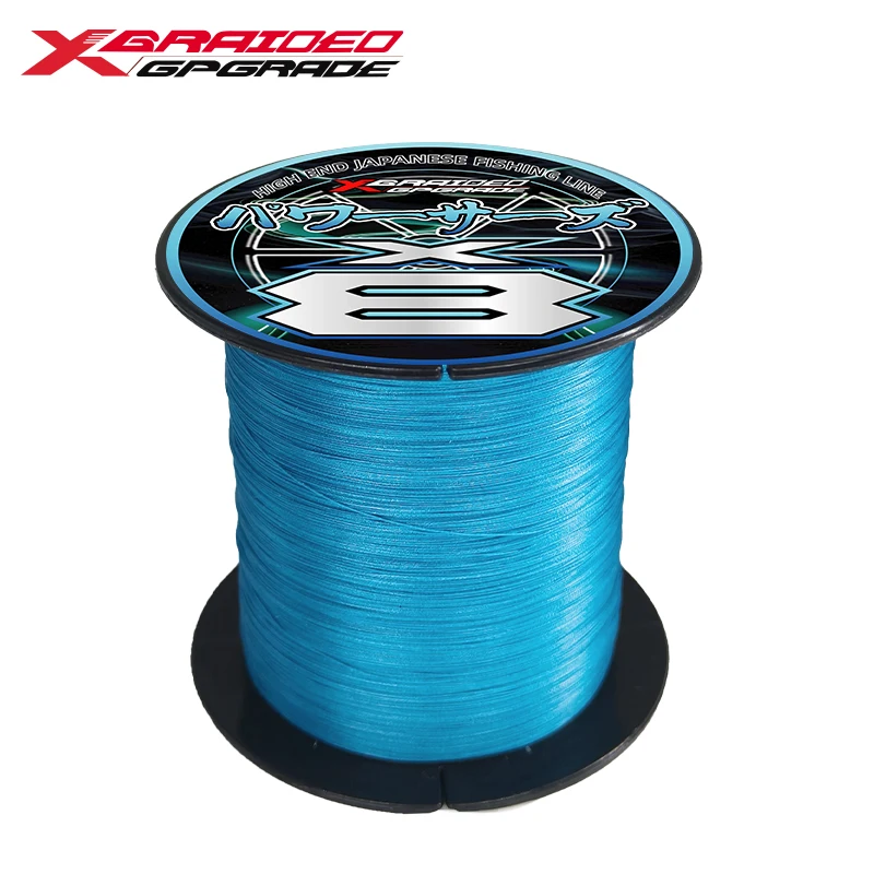YGKX PE X8 hilo de pescar trenzado 100/150/200/300/500M líneas de Pesca multifilamento japonés suministros ríos lago mar Pesca