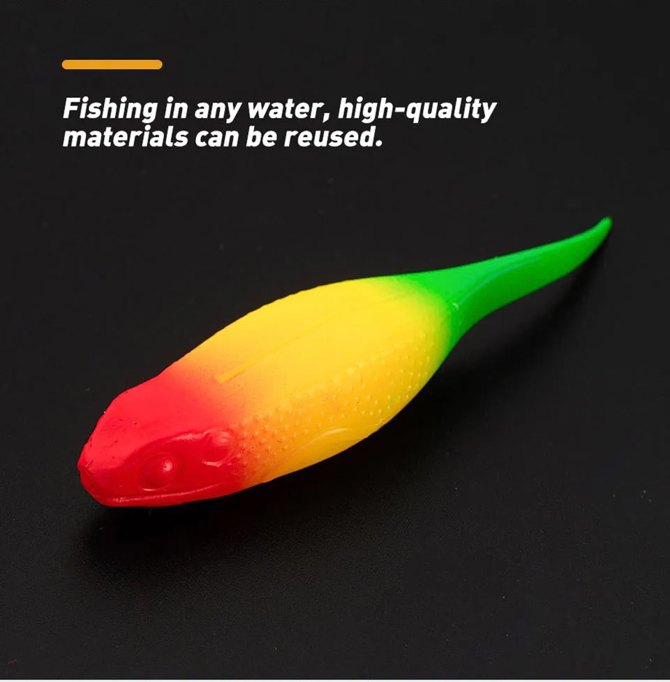 WALK FISH-señuelo de pesca de rana, cebo de silicona suave, anzuelo de manivela flotante, Wobblers Swimbait, 3 piezas, 10cm, 11g - imagen 3