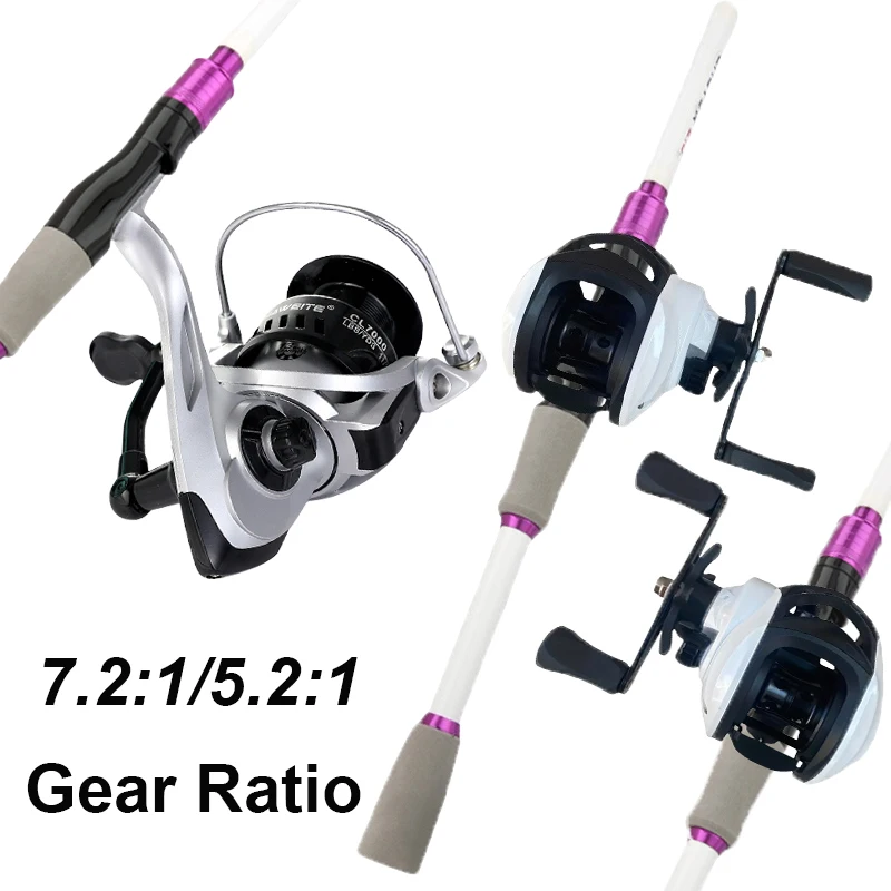 Combo caña spinning ultraligera 2,1m + carrete y señuelo - imagen 4