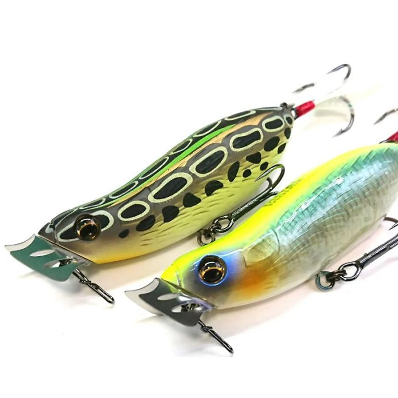 Señuelo tipo lápiz para gatear con ondas de boca de hierro Imakatsu japonés, cebo falso, ratón de METAL, ratón de Metal, 15g, cebo para perros - imagen 5