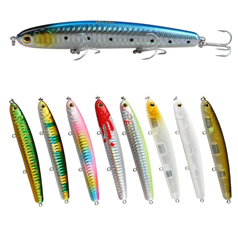 Lutac-Cebo de lápiz de fundición Súper Larga, 110mm, 20g, flotante - imagen 2