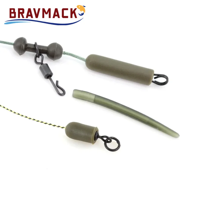 10pcs Karpervissen Zacht Rubber 12mm/25mm Buffer Kralen Helikopter Rigs Visterminal Visgerei Accessoires