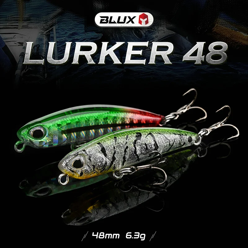 BLUX LURKER 48 señuelo de pesca con lápiz que se hunde palo pesado 48MM 6,3G agua salada sin labios Minnow tungsteno Wobbler cebo de plástico duro - imagen 2