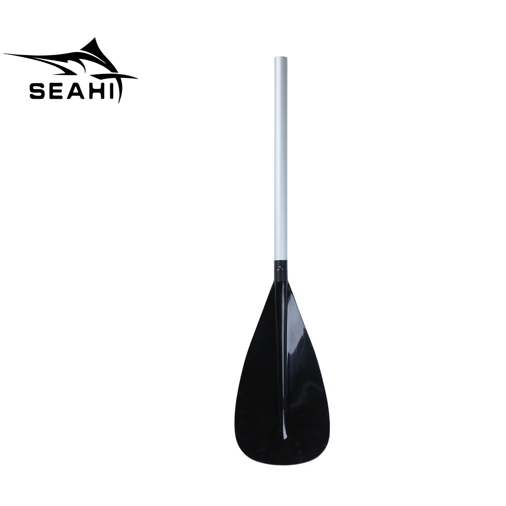 Paleta de Kayak PP, varilla de aluminio plateada, remos para barcos, accesorios para tabla de surf, accesorios para barcos, herramientas de remo, novedad de 2023 - imagen 2