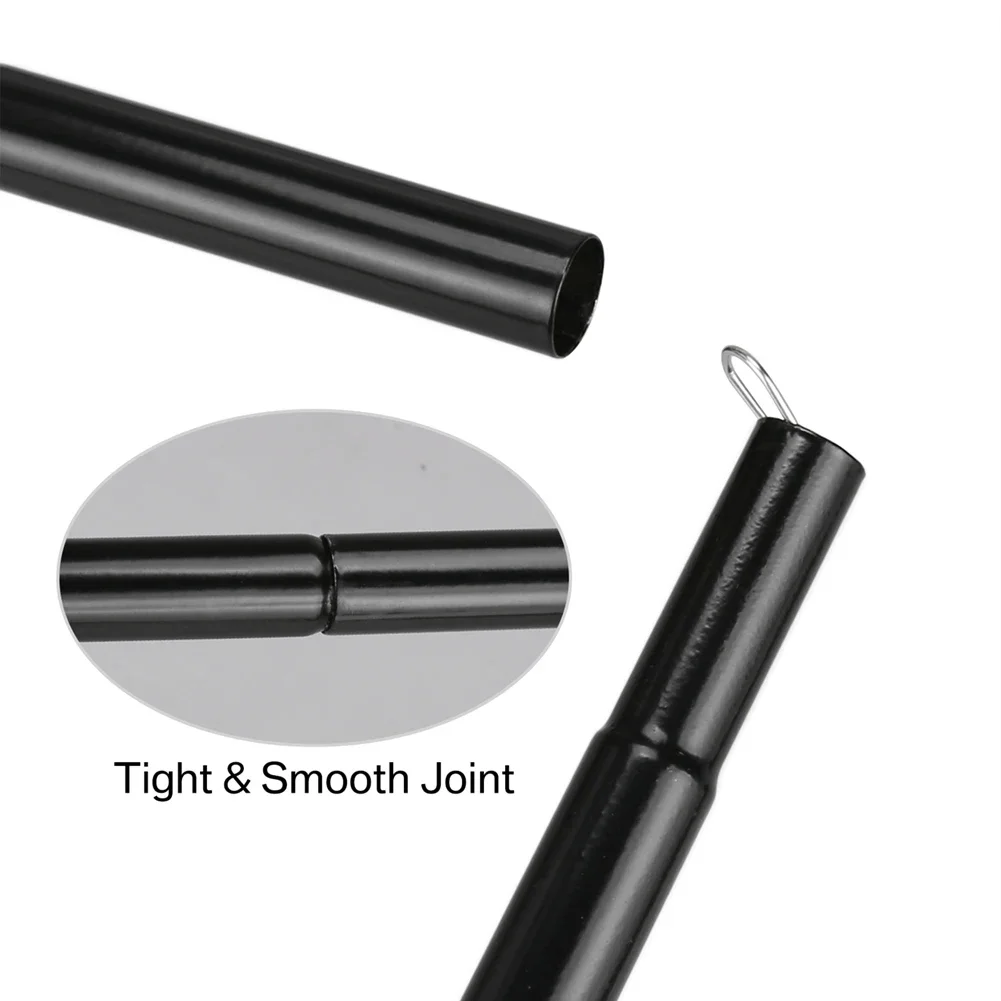 Poste telescópico para lona, poste ajustable de aleación de aluminio, varilla ligera para tienda de campaña, Kit de accesorios para toldo de Camping - imagen 5