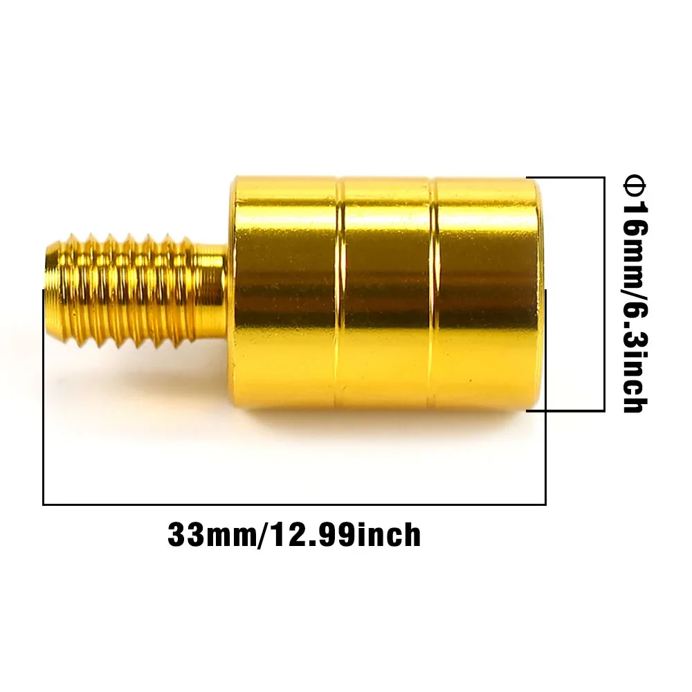 MNFT 2 uds conector de cabeza de red de aterrizaje de pesca adaptador convertidor tornillo de montaje M6/M8/M10/M12 Compatible con mango de poste de red de pesca - imagen 3