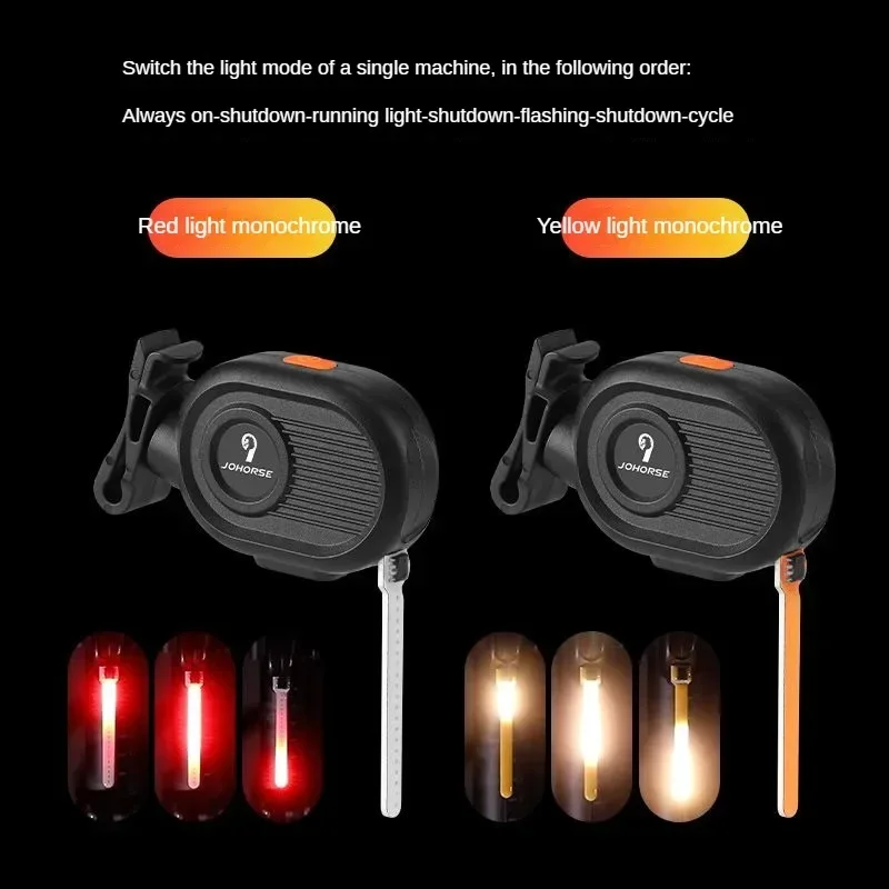 Luces nocturnas para bicicleta, indicador de seguridad, accesorios de varios colores, geniales - imagen 5