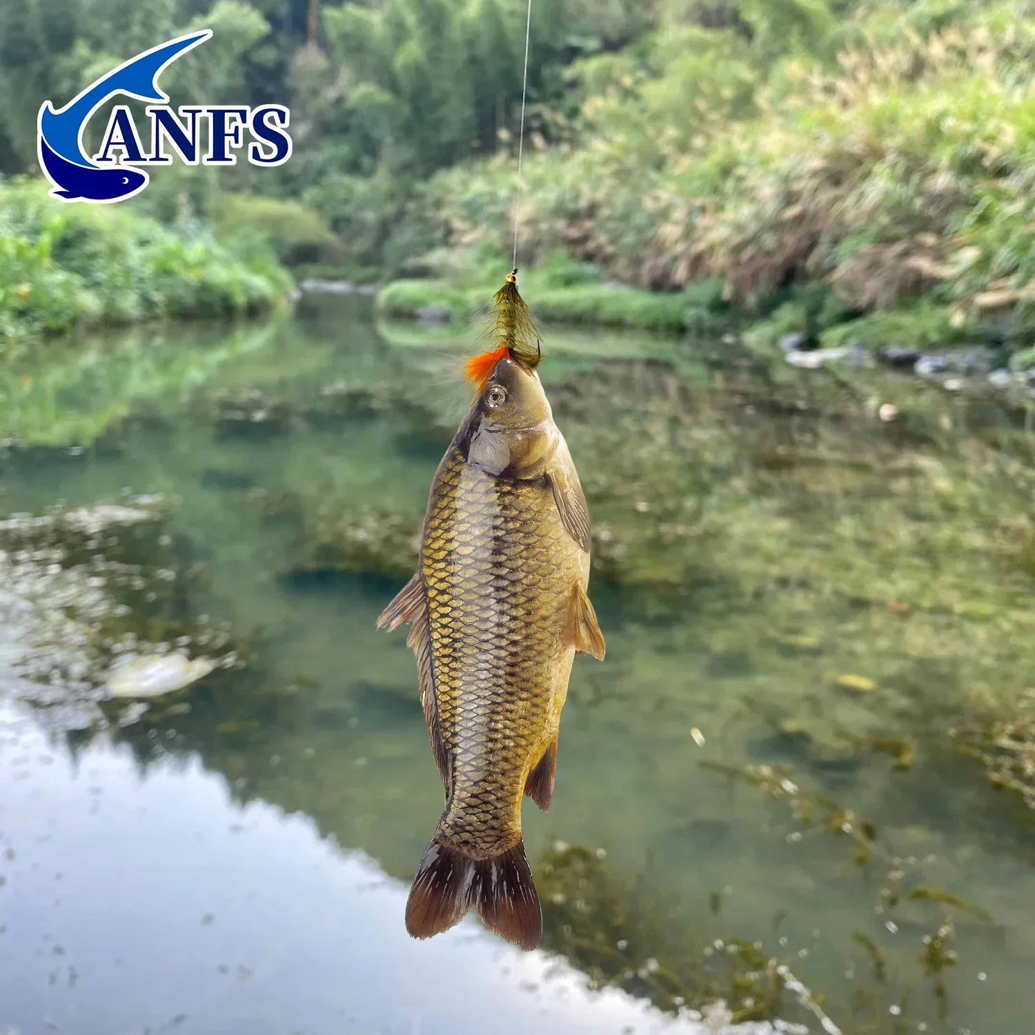 ANFS 3 uds/6 uds insecto lanoso con cuentas de Metal, serpentinas de oliva mosca para pesca de trucha, salmón, Lucio y lubina-señuelos de pesca con mosca con rayón - imagen 4