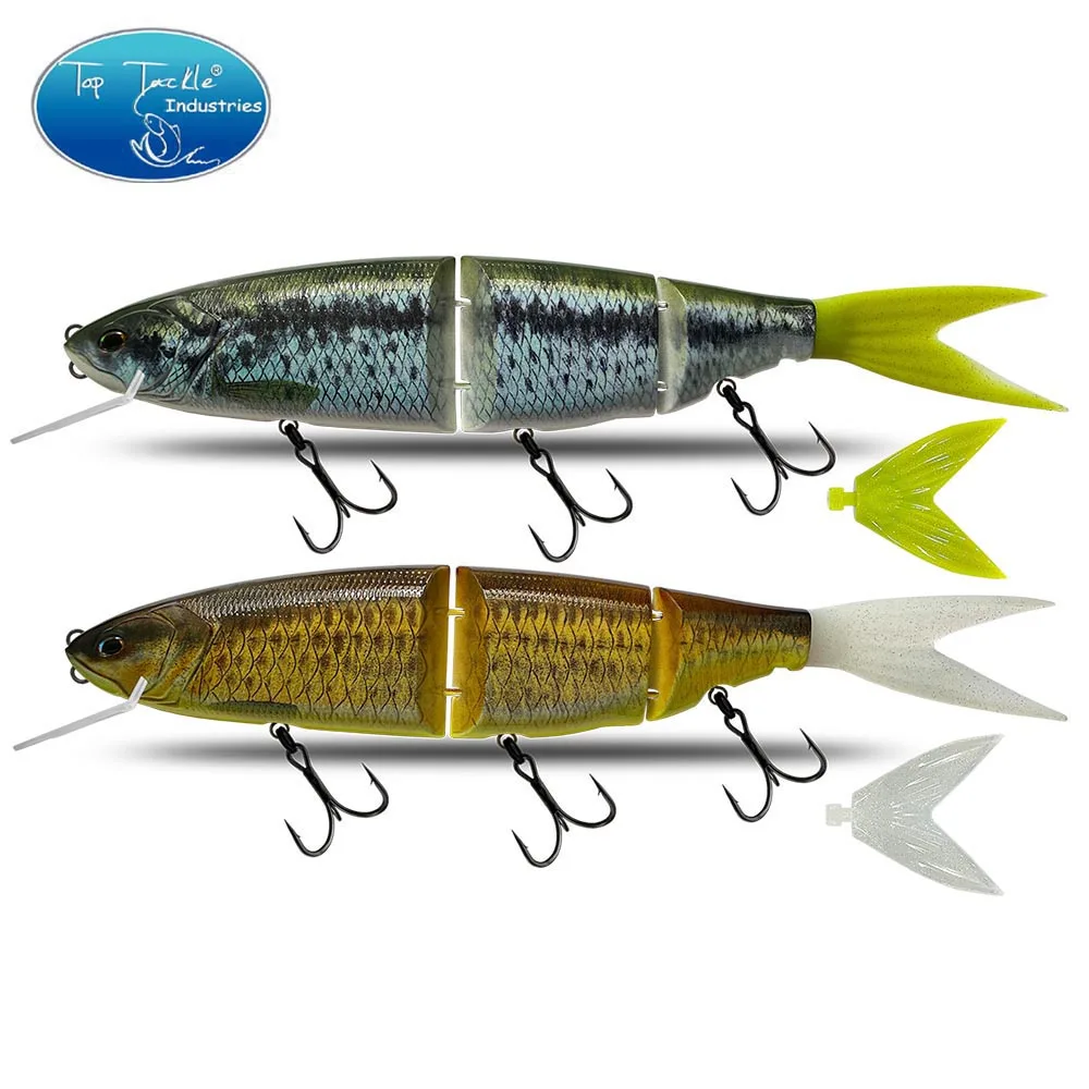 Señuelo de pesca tamaño 350mm Brochet cebo de natación articulado flotante le sección de cebo duro gigante para cebo grande Lucio Klash Ghost - imagen 4