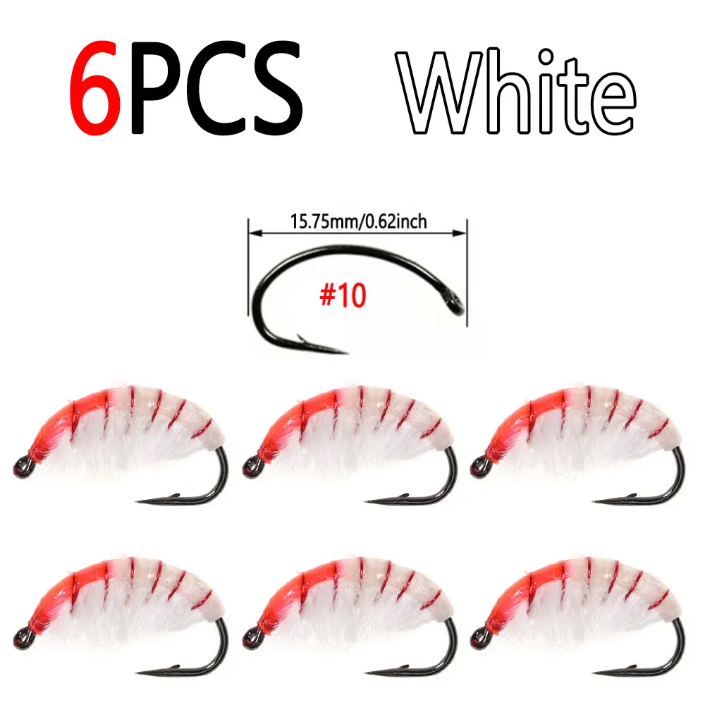 6PCS White
