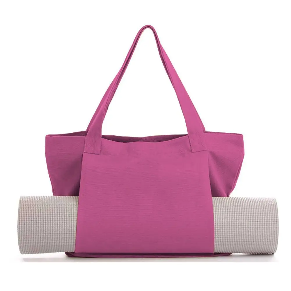 Bolsa de transporte para esterilla de Yoga de gran capacidad, bolsa de Yoga multifuncional ligera y plegable, funda para esterilla de Pilates lavable portátil para Fitness - imagen 2