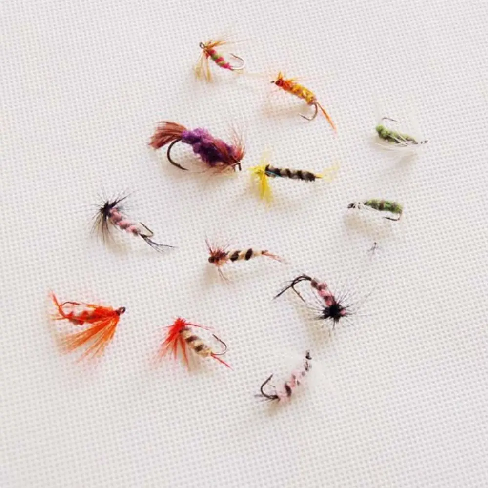 Señuelo perfecto para insectos mentales, moscas, Señuelos de pesca con mosca, cebo, pluma afilada, señuelo para insectos artificiales, anzuelo de manivela para exteriores - imagen 4