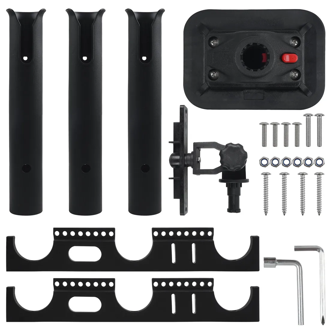 Rod holders for boat