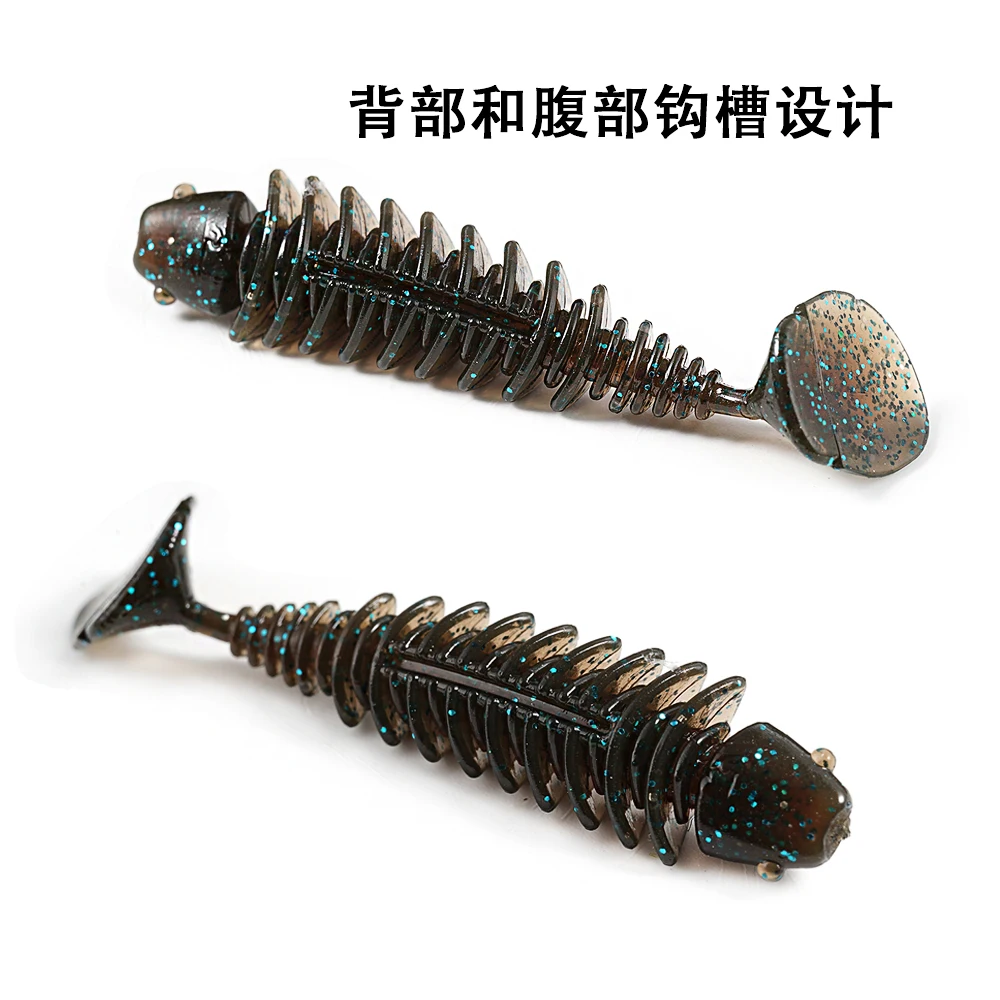 SUNMILE-Cebo Artificial de gusano suave para pesca en roca, señuelo de trucha, perca, 4mm/0,6g, lote de 20 unidades - imagen 4