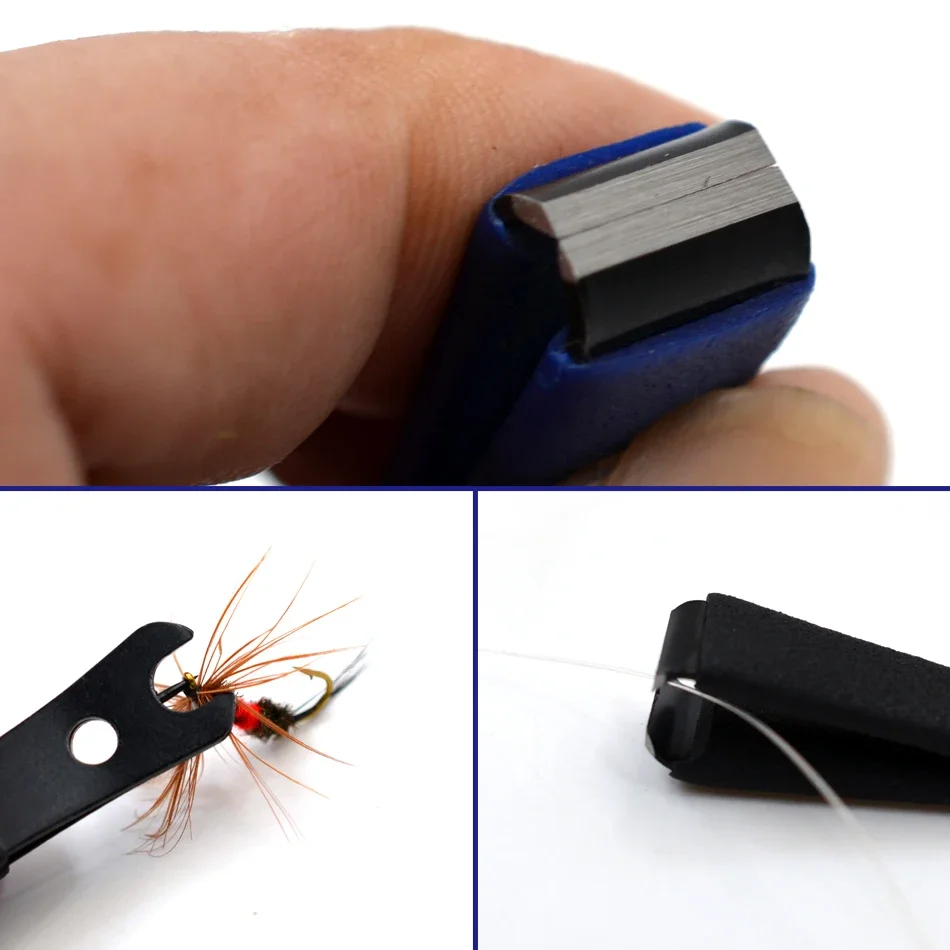 MNFT-cortadora cortadora de hilo de pesca con mosca, herramienta de pesca con aguja ocular, 1 Uds. - imagen 4