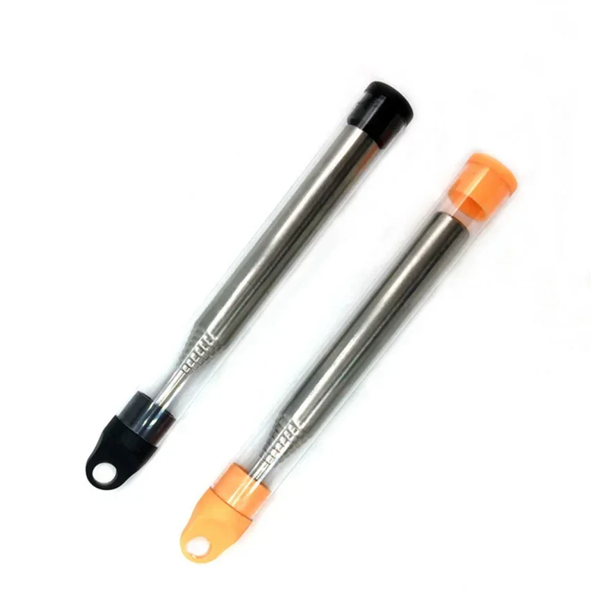 Palo de fuego plegable de acero inoxidable, nueva antorcha de soplado para exteriores, antorcha de Camping ajustable, herramienta de supervivencia de fuelle de bolsillo - imagen 5