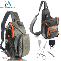 Paquete de cabestrillo para pesca con mosca Maximumcatch, bolsa de pesca de 3 capas
