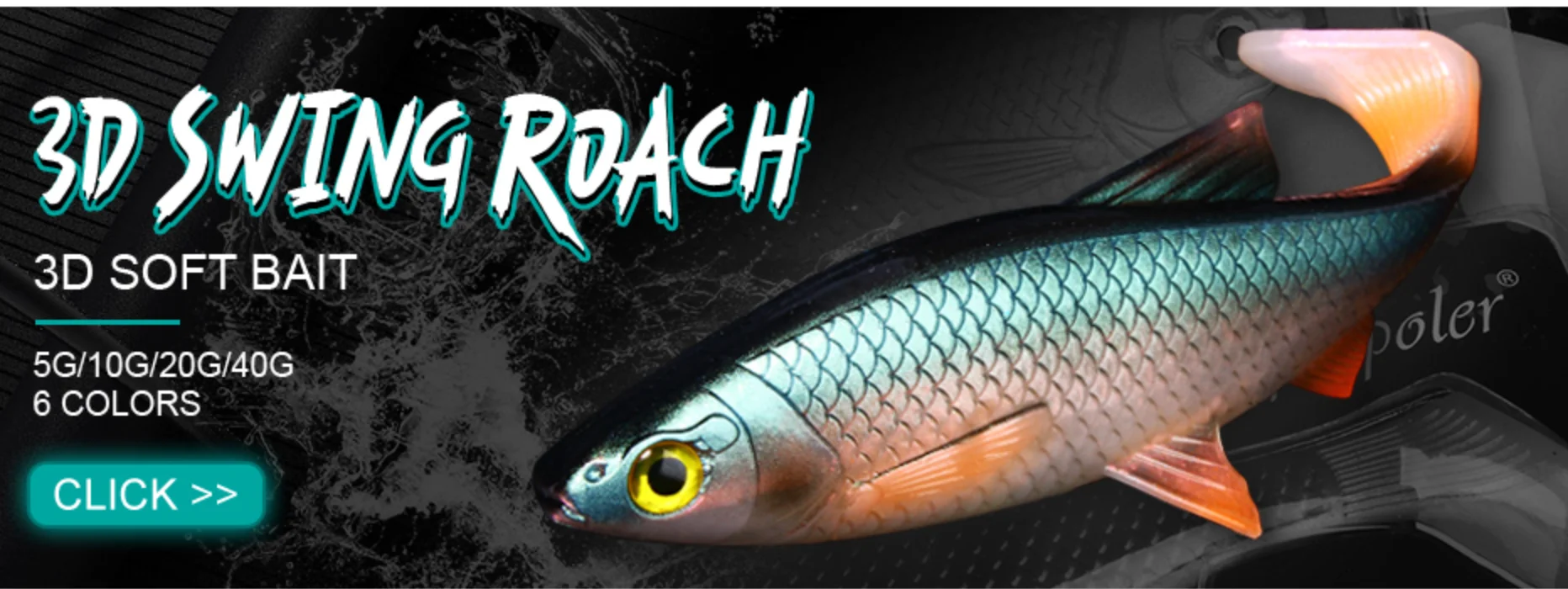 Colores disponibles del swimbait Spinpoler