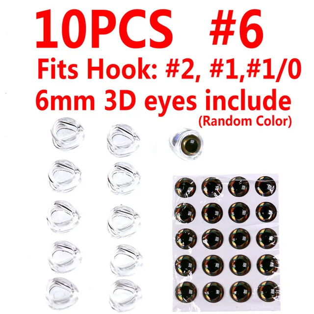 10pcs size 6