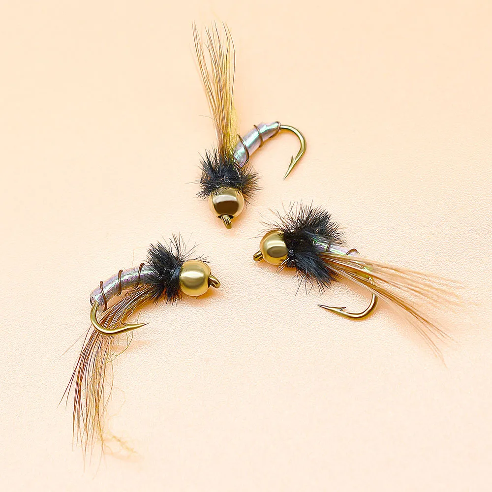 MNFT-señuelo holográfico de latón para pesca, 10 piezas, [12 #] - imagen 4