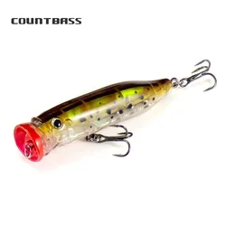 COUNTBASS-señuelo de pesca con imán, peso flotante lento, cebos Jerk, Minnow Stickbait, lubina, Leurre Peche, señuelo duro flotante, 75mm, 10,2g