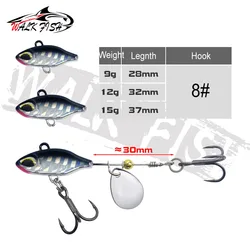 Walk Fish VIB Spinner – Cebo giratorio de tiro largo