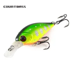 Countbass 37mm 4,5g Wobbler de agua dulce manivela y cebo plástico duro