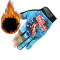 Fleece blue  gloves