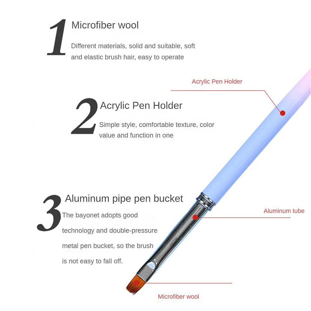 Juego de delineador de uñas para manicura y pedicura, pincel de Metal dorado, Gel UV, puntas de esmalte, diseño 3D de flores, Kit de herramientas de dibujo - imagen 5