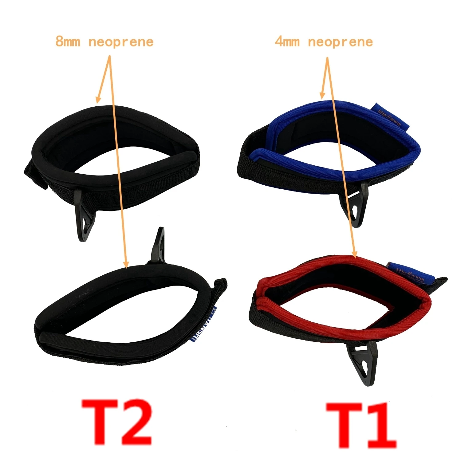 Correas de tobillo ajustables con anillo en D para gimnasio, máquina de Cable con correa para el pie, ejercicios de glúteos para muslos, accesorios acolchados para tobillos - imagen 2