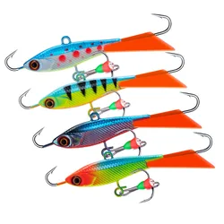 Goture Señuelo Hielo Equilibrado Ojos 3D Jigging Wobbler