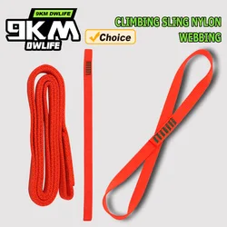 Cinta de escalada nailon 16 mm con certificación UIAA 22 kN