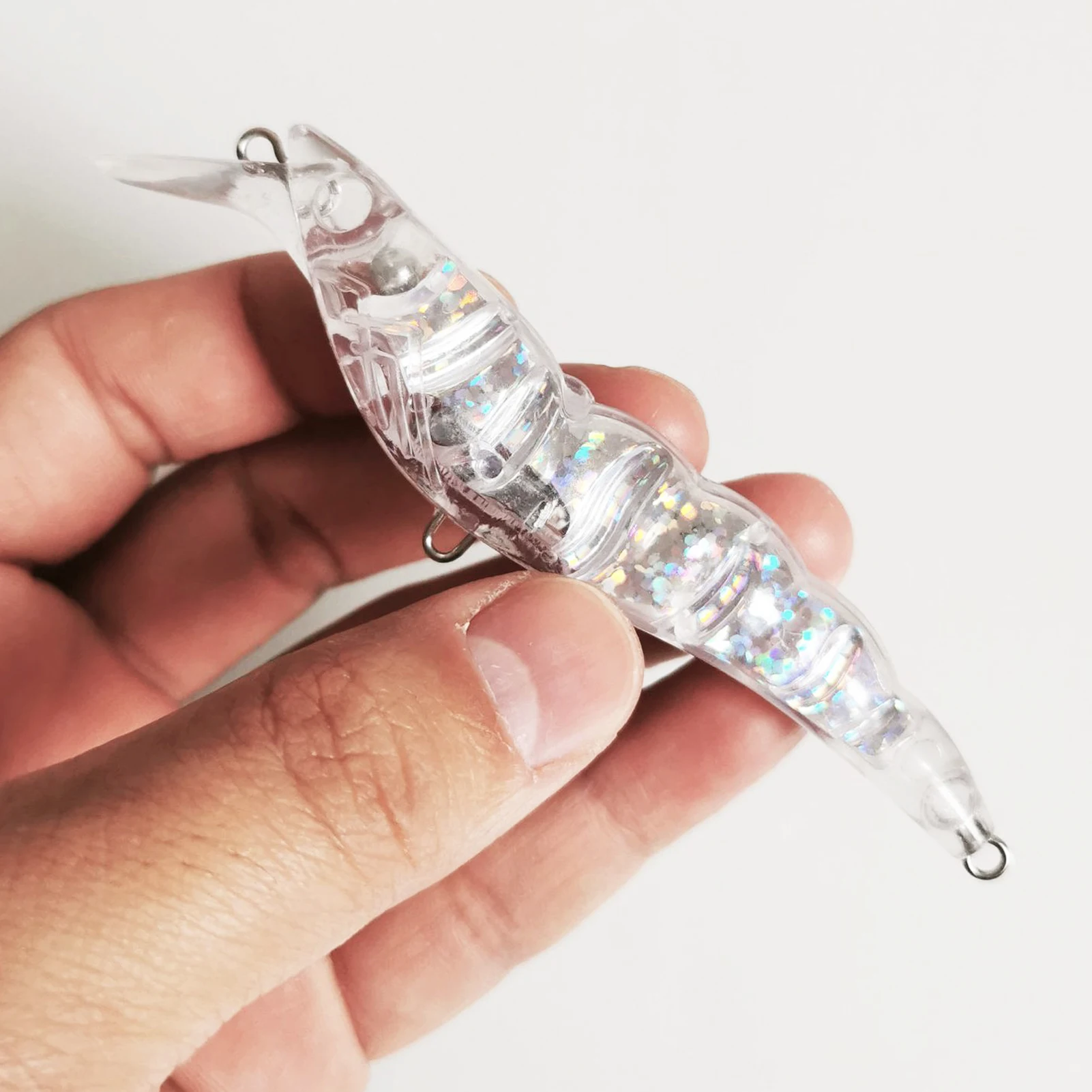Free Fisher señuelos de lápiz DIY sin pintar con sonajeros holográficos - imagen 3
