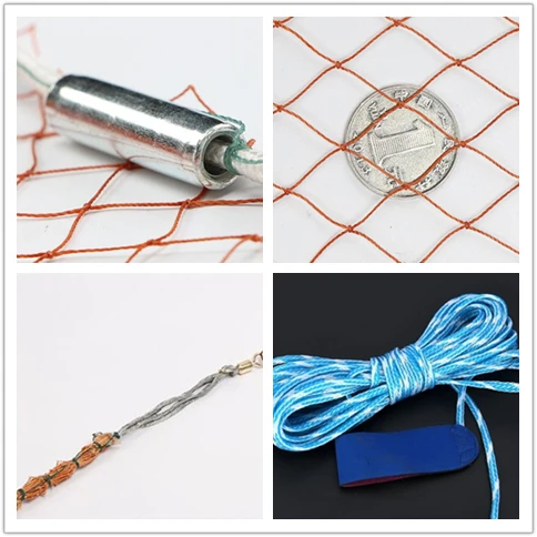 Finefish-red de pesca con bolsillo, accesorio de fundición tradicional, hilo de acero, plomo, peso, lanzamiento a mano, 2,5 m, 3m - imagen 3