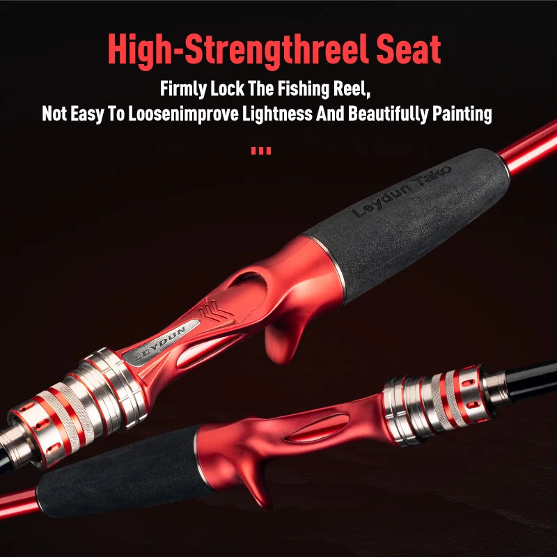 LEYDUN Rang's Tako leydun pulpo 170 cañas de pescar punta de Tianium sepia caña de pescar calamar barco pesca webfooted - imagen 5