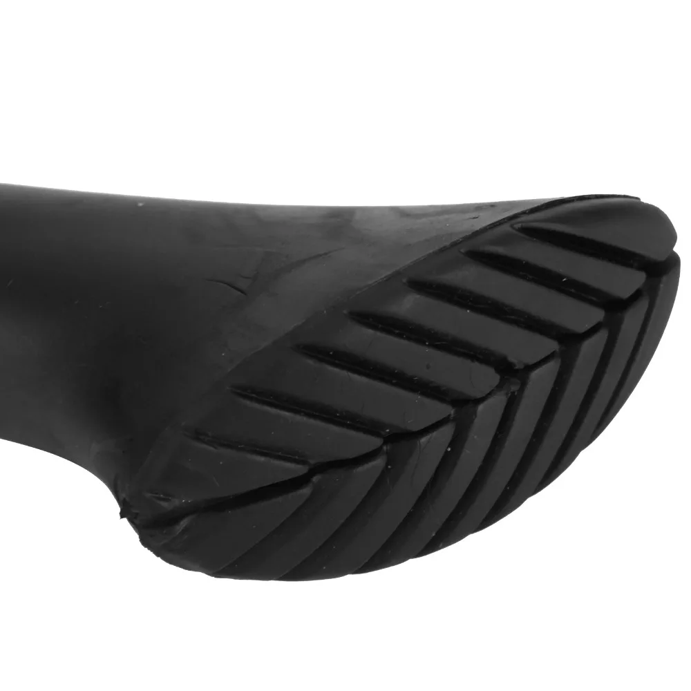 20 Uds. Protector de punta de bastón para caminar de 11mm de diámetro, puntas de bastón de senderismo de PVC negro, puntas de repuesto para bastón de senderismo para caminar al aire libre - imagen 2