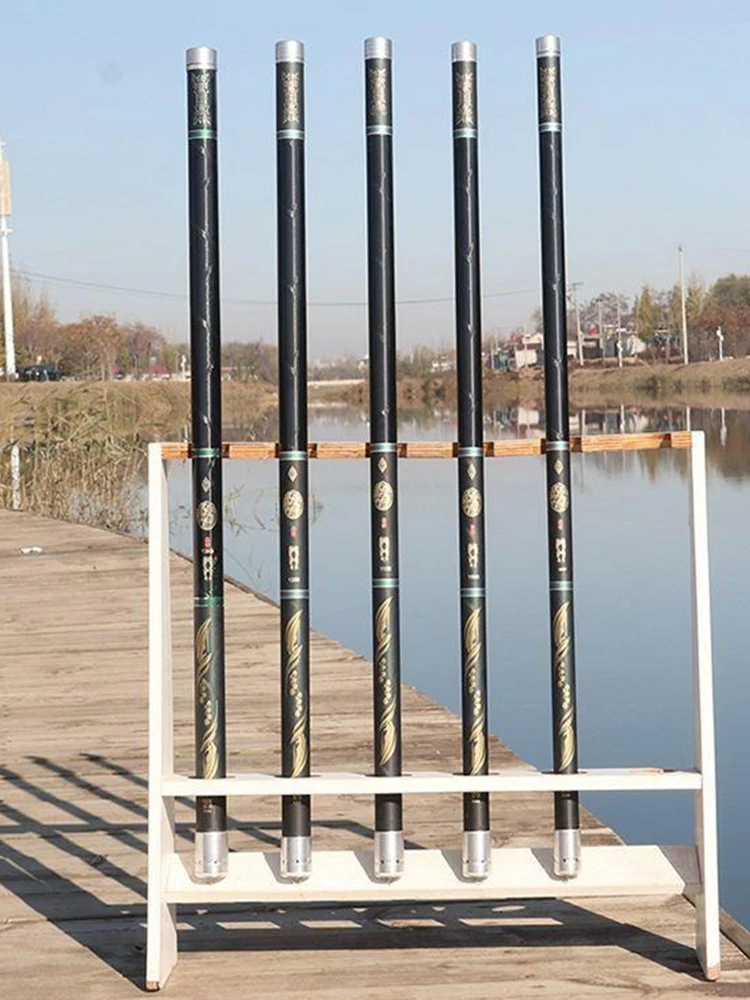 Caña de pescar de mano ultraligera superdura de 9M/10M/11M/12M/13M 19H, caña de pescar telescópica de alta calidad para carpa - imagen 2