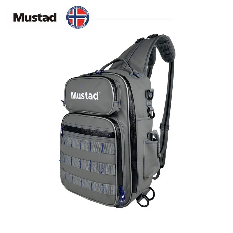 Bolsa de cadera MUSTAD Game Time, aparejos, riñonera impermeable M con espacio de almacenamiento suficiente para pesca al aire libre, novedad de 2024 - imagen 5