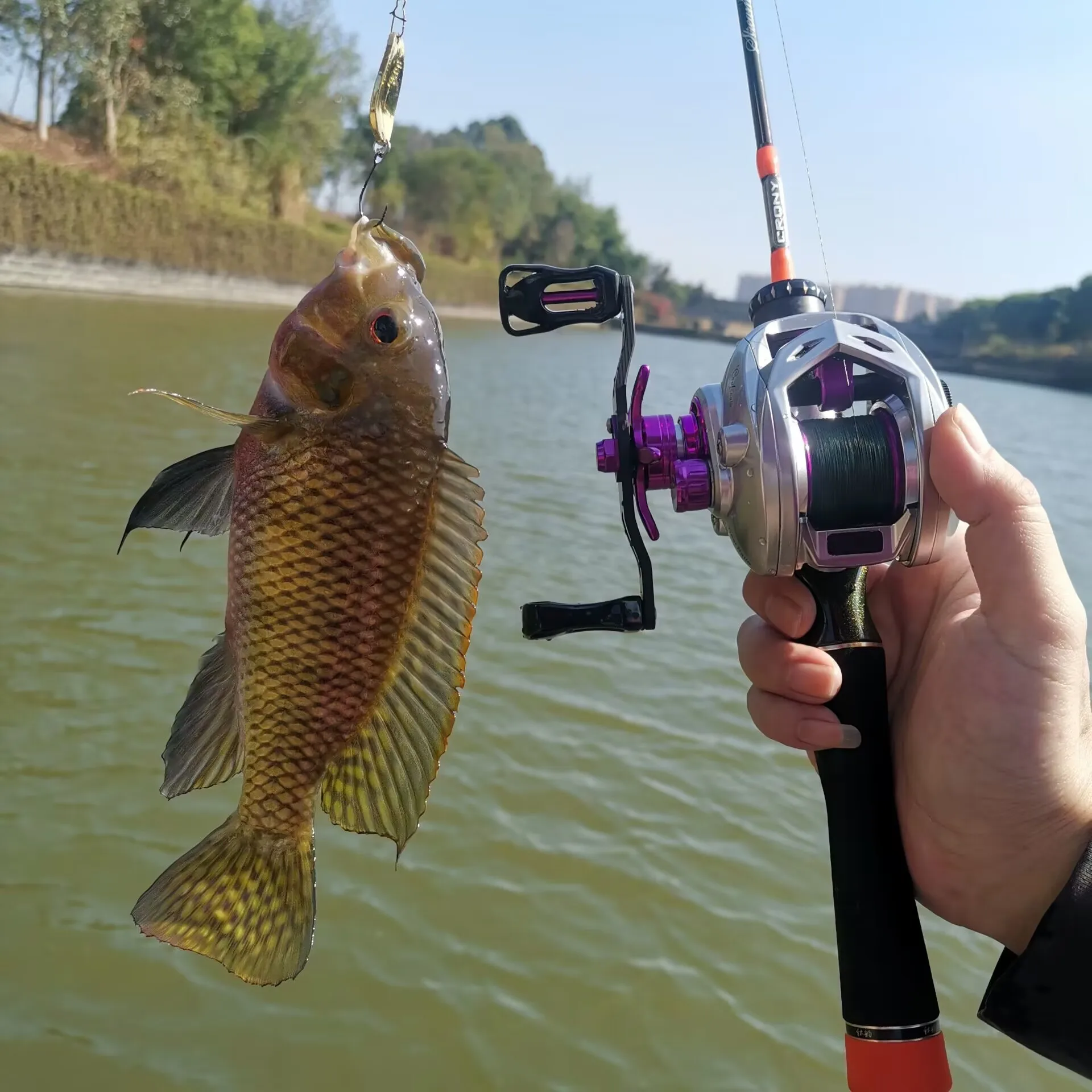 ZMZ-cebos de cuchara de Pesca, 1,5g, 2,5g, 3,5g, Mini señuelos de cobre, Wobblers, lentejuelas para lubina, trucha, cebo Isca, accesorios de Pesca artificiales - imagen 5