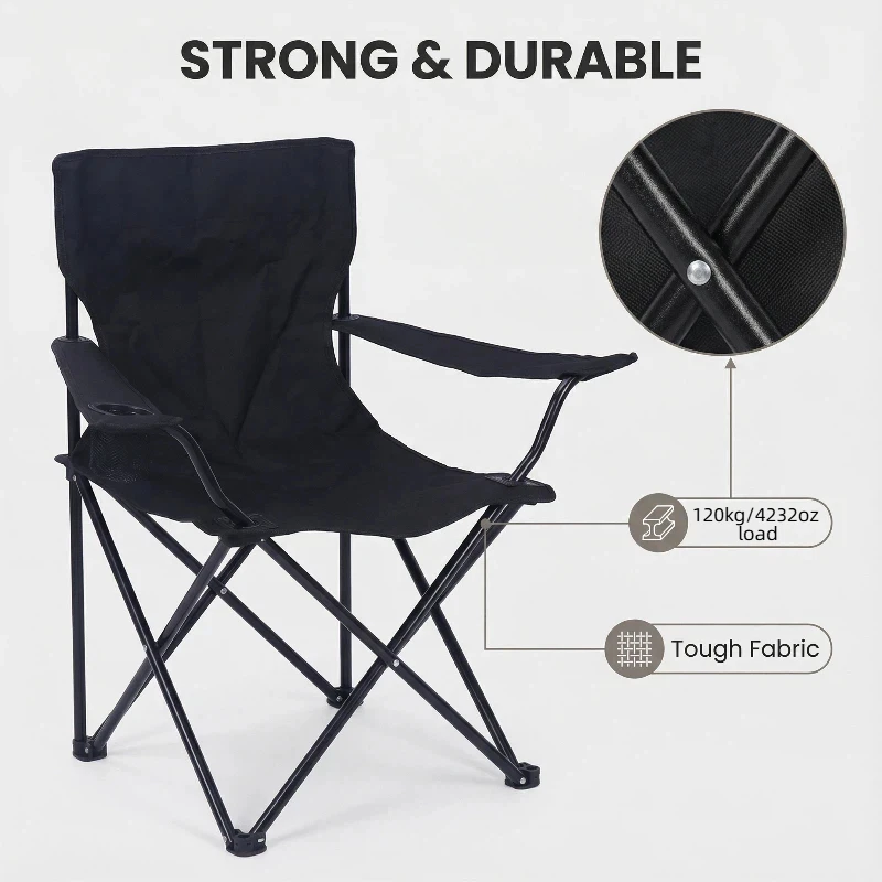 Silla de Pesca Plegable JSFUN – Cómoda para Exterior - imagen 5
