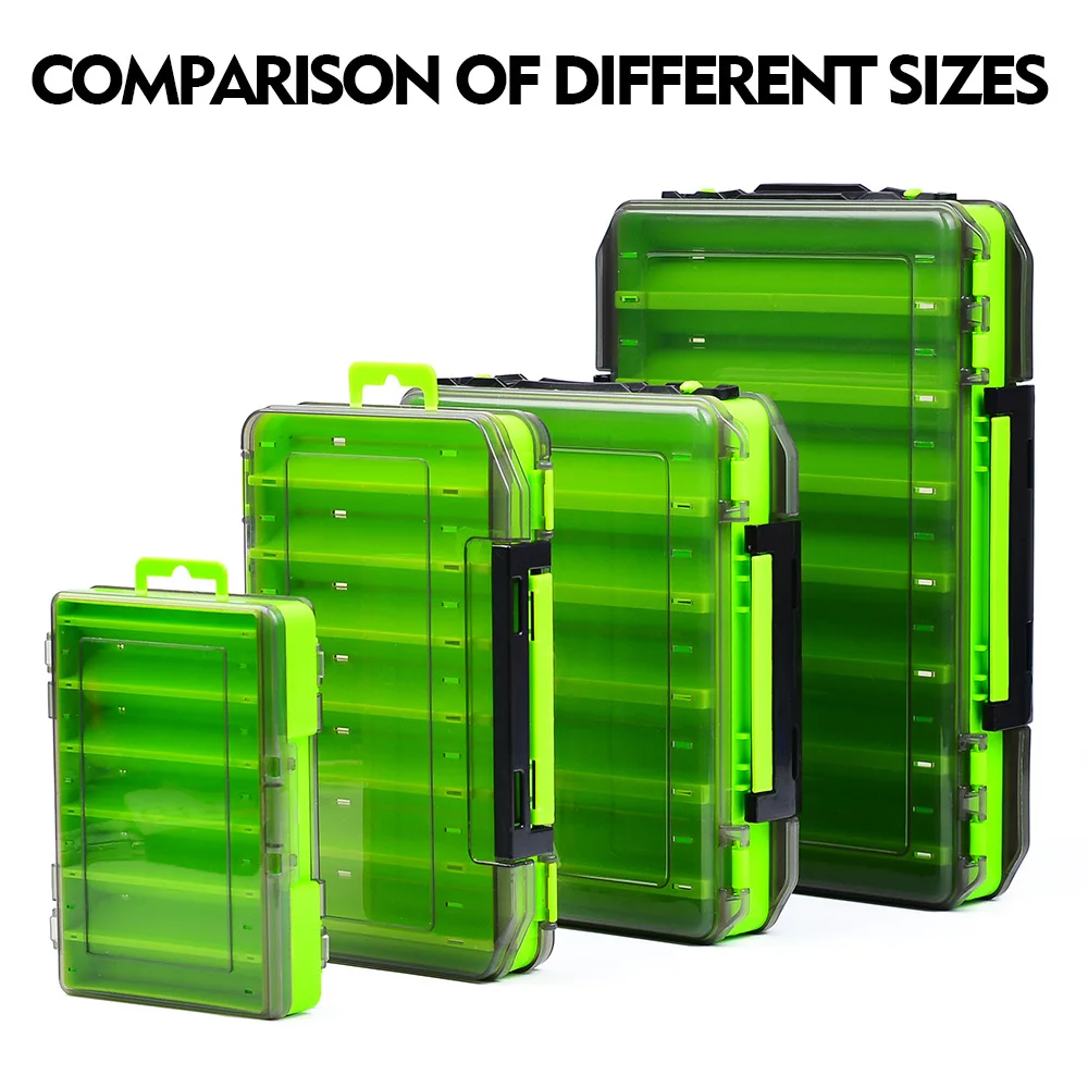 Caja de aparejos de pesca de gran capacidad, accesorios de pesca, caja de almacenamiento de herramientas, señuelo de anzuelo, cajas de cebo falso, productos de pesca de camarones de madera - imagen 5