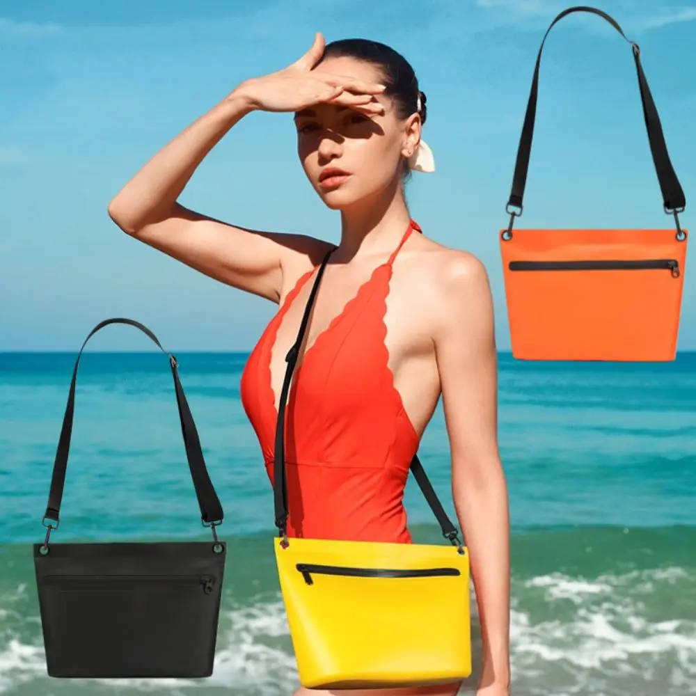 Bolso cruzado, bolso impermeable, cinturón de hombro, bolsas secas, bolso seco para natación, bolso de PVC, bolsa para teléfono, bolsa seca para kayak, canotaje - imagen 2