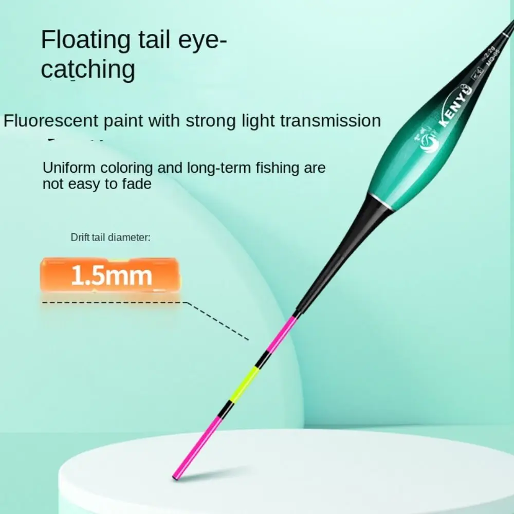 Nuevo indicador, señuelo de pesca, boya, tubo de deriva antideslizante, Bobbers, 3 luces, gancho para morder, cambio de Color, alarma de mordedura, pesca nocturna - imagen 4