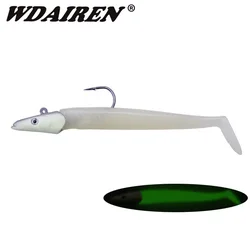 Señuelo blando con Jig Head que se hunde para pesca deportiva