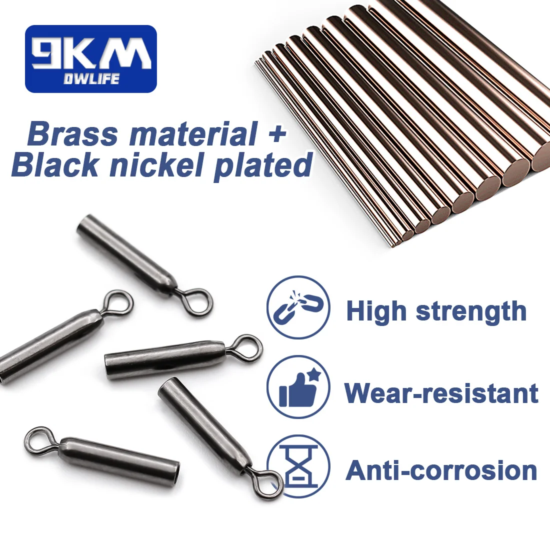 Conector de flotadores de pesca, boya, accesorios Bobber, 15 ~ 60 uds., sedal de pesca de acero inoxidable, tubo fijo, pesca salvaje, carpa cruciana - imagen 2