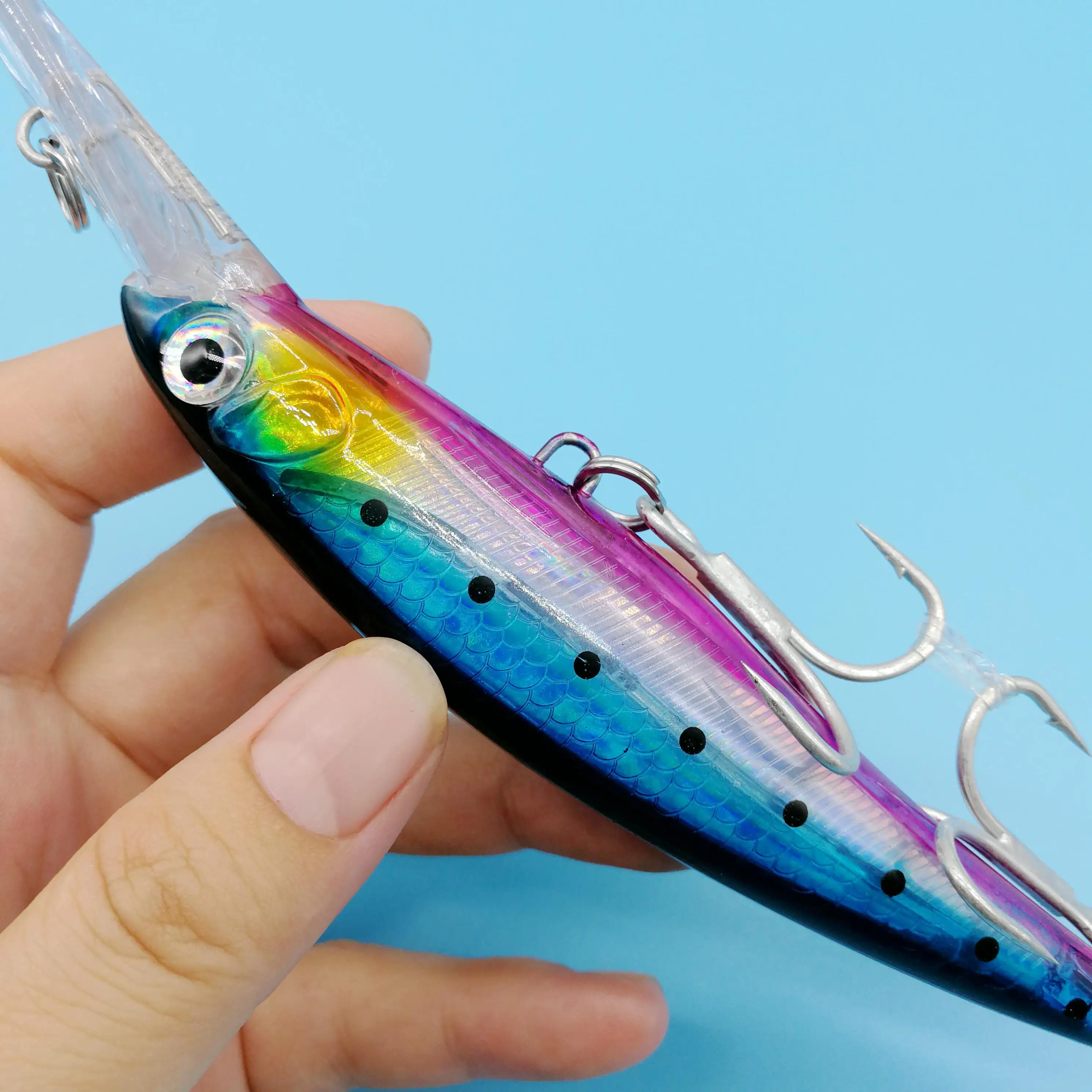 Señuelo de pesca de piscardo 2 unids/lote, cebo duro de arrastre de mar de 34g/160mm, accesorios de pesca de piscardo Artificial Isca - imagen 4