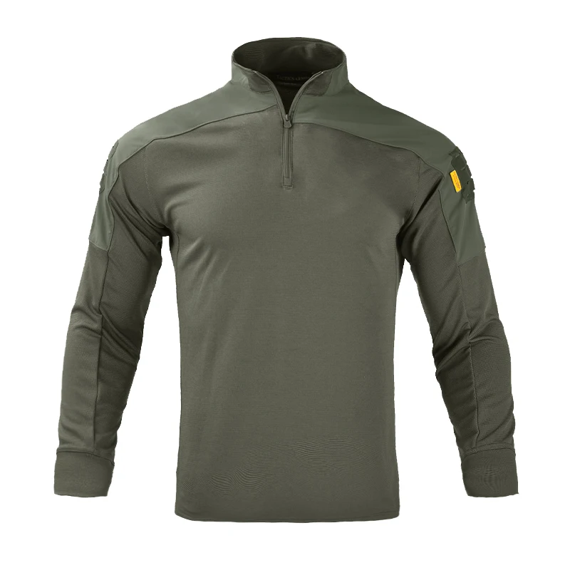 Camisas tácticas para hombre, camisa de secado rápido, camiseta de verano para deportes al aire libre, Camping, senderismo militar, transpirable, manga larga - imagen 3
